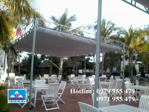 mái xếp tại nhà hàng