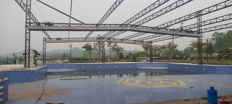 Công trình mái che hồ bơi tại Tuyên Quang 4
