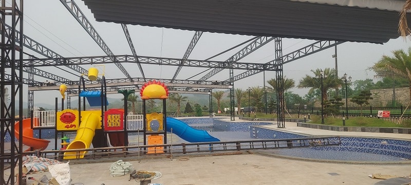 Công trình mái che hồ bơi tại Tuyên Quang 5