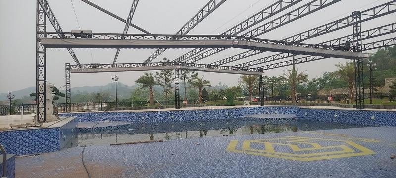 Công trình mái che hồ bơi tại Tuyên Quang 6