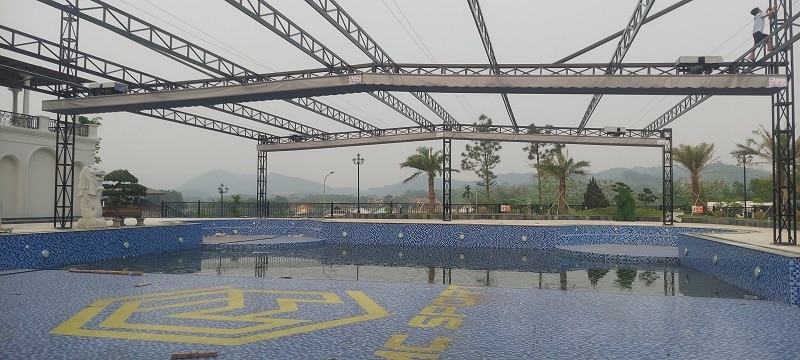 Công trình mái che hồ bơi tại Tuyên Quang 7