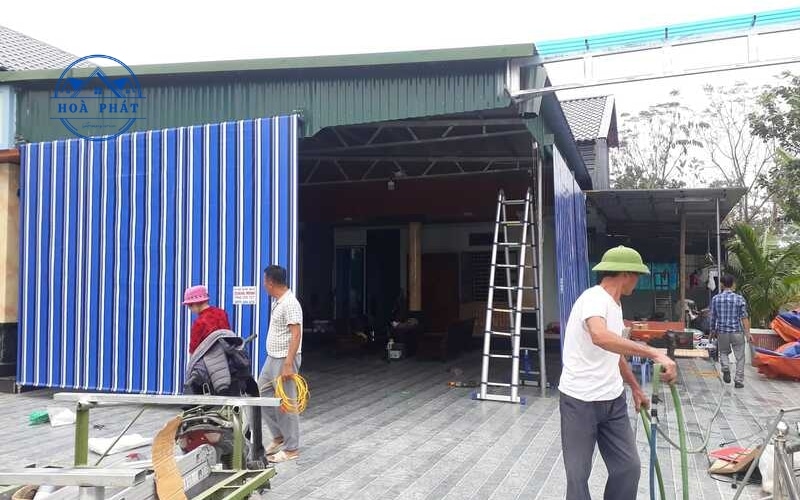 Các lỗi thường gặp khi dùng bạt tự cuốn che nắng mưa 