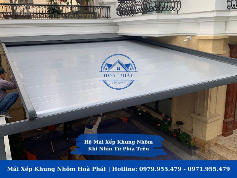 Mái xếp thông minh nhập khẩu cho biệt thự
