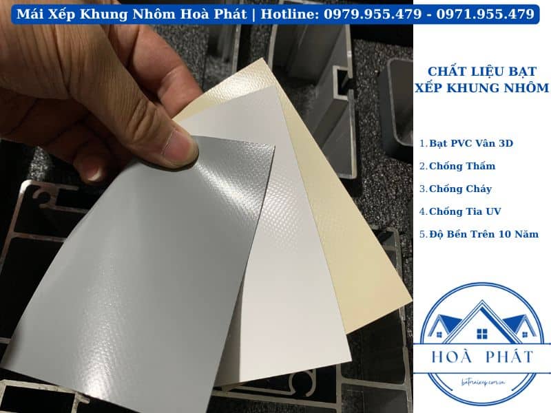 Mặt trước vải bạt PVC 3D