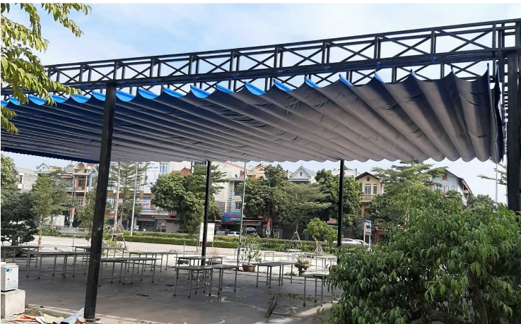 Lợi ích khi sử dụng dịch vụ may bạt mái kéo theo yêu cầu: