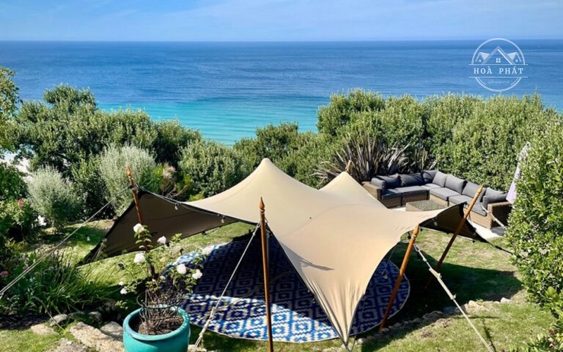 Cấu tạo của mái che resort
