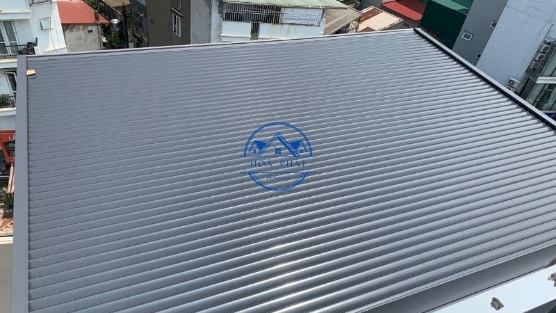 Công trình mái nhôm cuốn tại Hoàn Kiếm Hà Nội