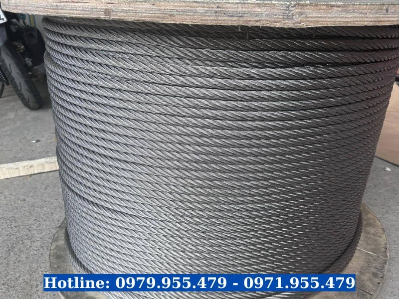 Dây cáp inox 304 phi 6mm