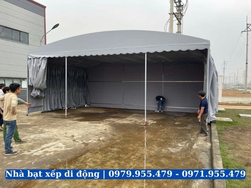 Mái vòm bạt di động kho xưởng