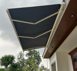 mẫu mái hiên mái xếp đẹp