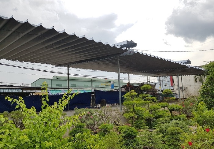 Ứng dụng bạt che nắng tự cuốn trong nông nghiệp