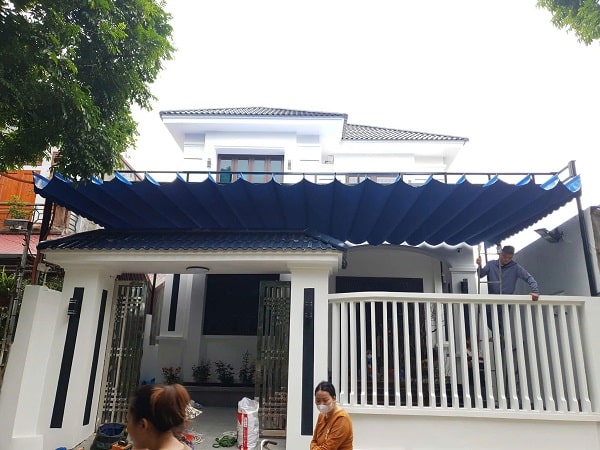 Bạt mái xếp tại Quốc Oai - Dịch vụ thi công trọn gói, giá rẻ, uy tín