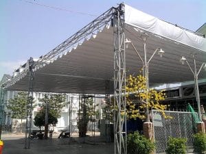 Đơn vị chuyên thi công bạt mái xếp tại Long Biên uy tín, giá tốt