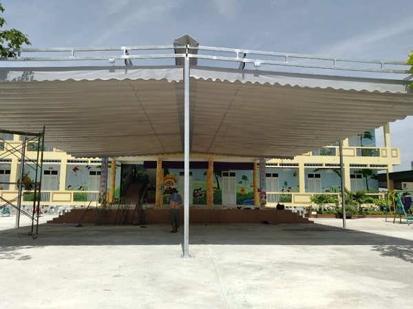 Mái Xếp Hòa Phát - Địa chỉ cung cấp bạt mái xếp tại Thạch Thất chất lượng cao