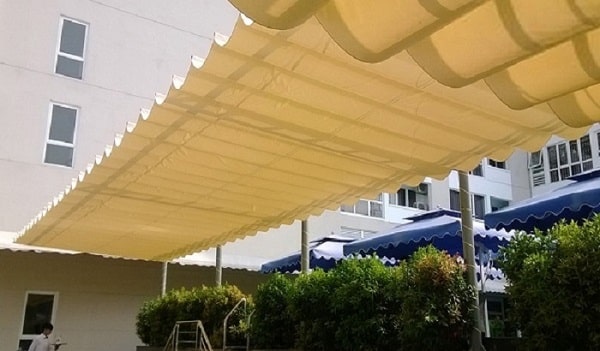 Mái Xếp Hòa Phát - Đơn vị uy tín chuyên lắp đặt mái xếp, mái hiên tại Đống Đa