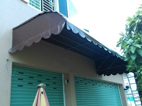 Mẫu mái vòm cố định lắp đặt tại Hai Bà Trưng