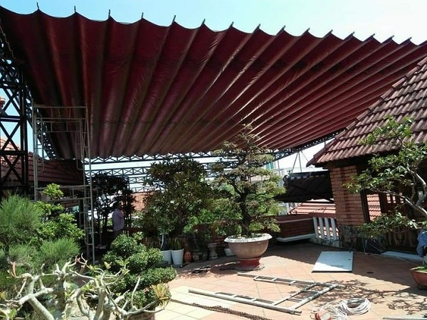 Thi công bạt mái xếp tại Thường Tín giá rẻ, uy tín, trọn gói