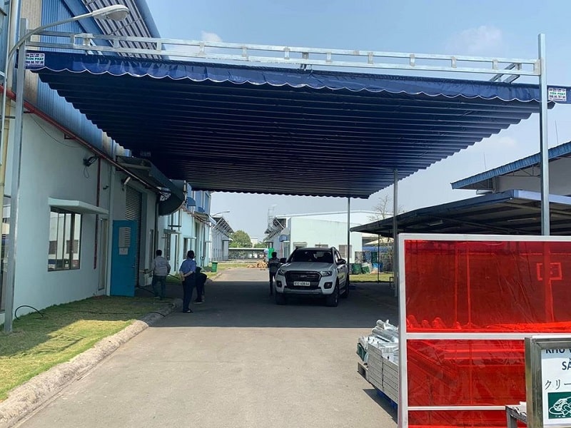 Đơn vị uy tín chuyên lắp đặt bạt mái che nhà xưởng